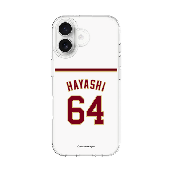 スリムプロテクションケース［ 楽天イーグルス - #64 Hayashi - ホーム ］