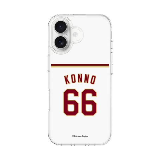 スリムプロテクションケース［ 楽天イーグルス - #66 Konno - ホーム ］
