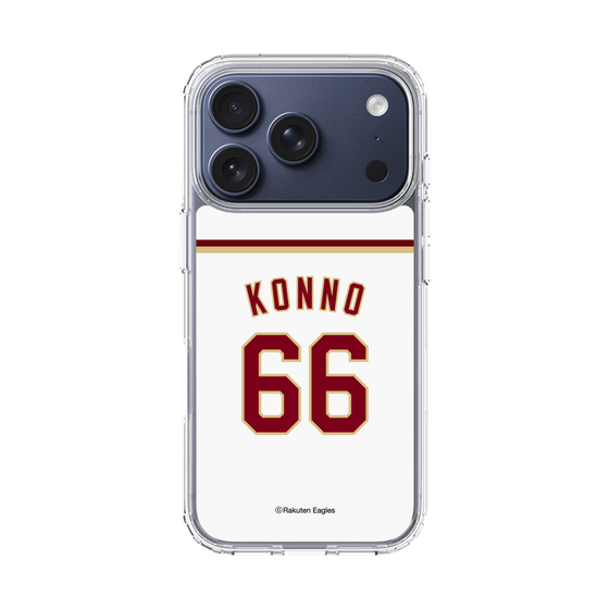 スリムプロテクションケース［ 楽天イーグルス - #66 Konno - ホーム ］