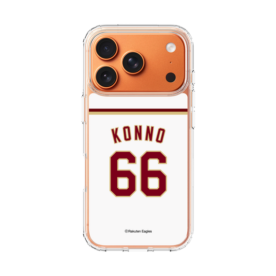 スリムプロテクションケース［ 楽天イーグルス - #66 Konno - ホーム ］