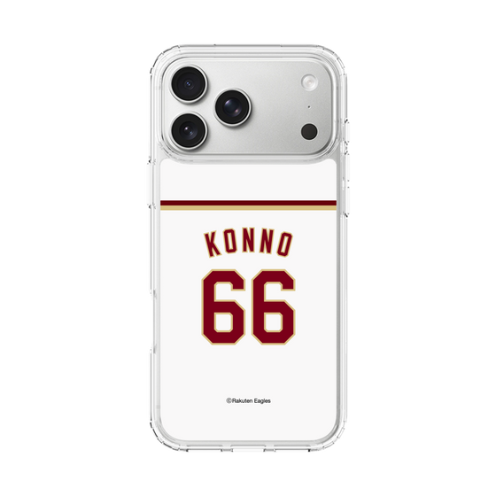 スリムプロテクションケース［ 楽天イーグルス - #66 Konno - ホーム ］