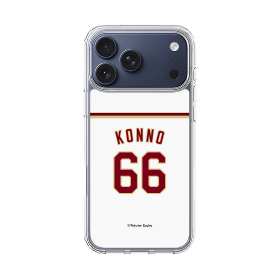 スリムプロテクションケース［ 楽天イーグルス - #66 Konno - ホーム ］