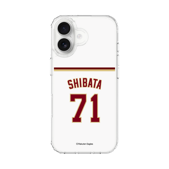 スリムプロテクションケース［ 楽天イーグルス - #71 Shibata - ホーム ］