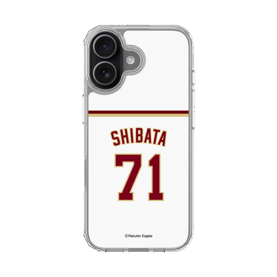 スリムプロテクションケース［ 楽天イーグルス - #71 Shibata - ホーム ］
