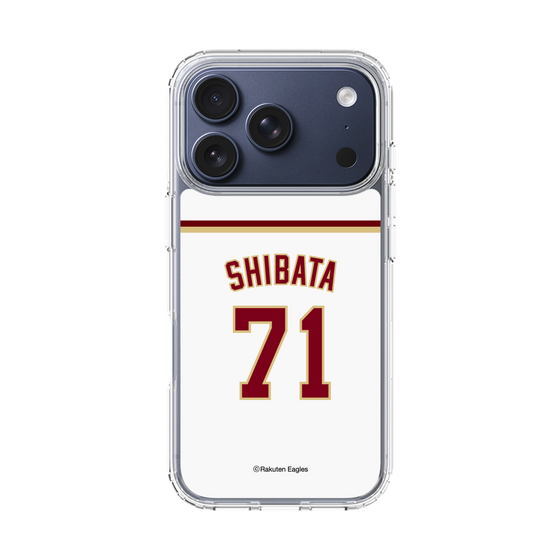 スリムプロテクションケース［ 楽天イーグルス - #71 Shibata - ホーム ］