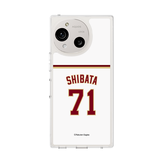 スリムプロテクションケース［ 楽天イーグルス - #71 Shibata - ホーム ］