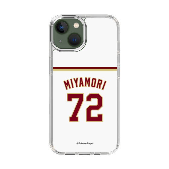 スリムプロテクションケース［ 楽天イーグルス - #72 Miyamori - ホーム ］