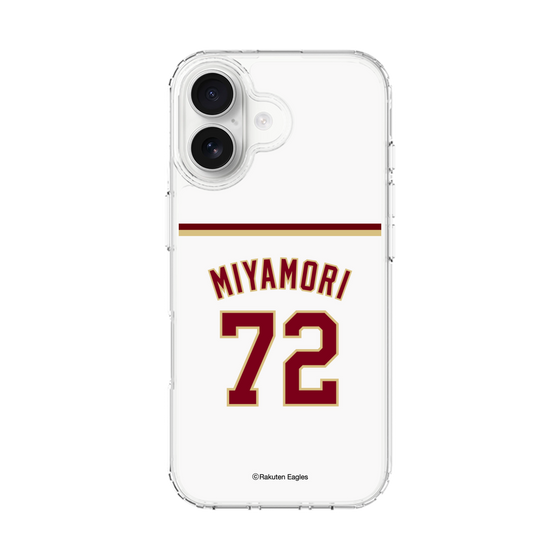 スリムプロテクションケース［ 楽天イーグルス - #72 Miyamori - ホーム ］