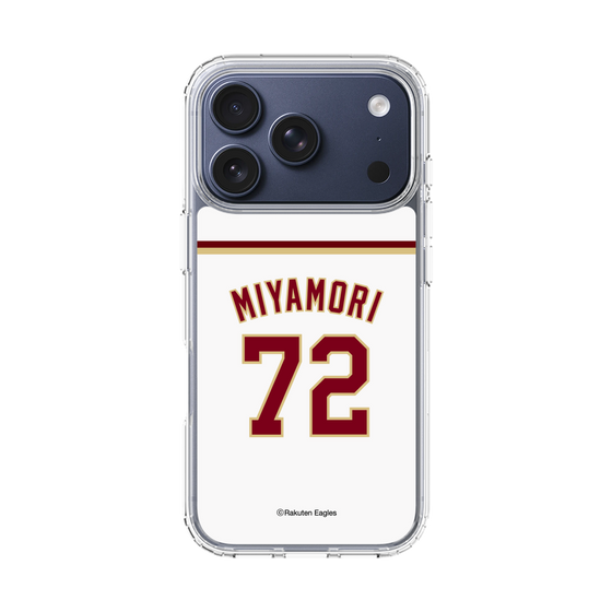 スリムプロテクションケース［ 楽天イーグルス - #72 Miyamori - ホーム ］