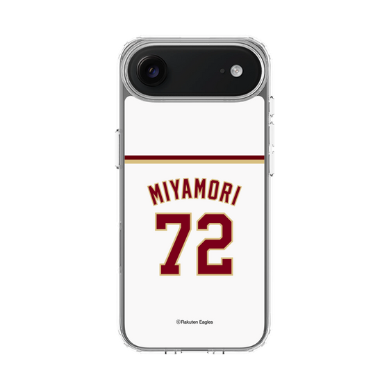 スリムプロテクションケース［ 楽天イーグルス - #72 Miyamori - ホーム ］