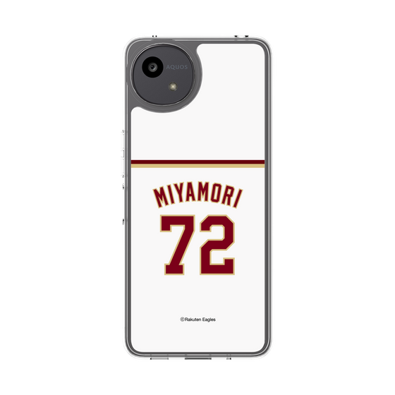 スリムプロテクションケース［ 楽天イーグルス - #72 Miyamori - ホーム ］