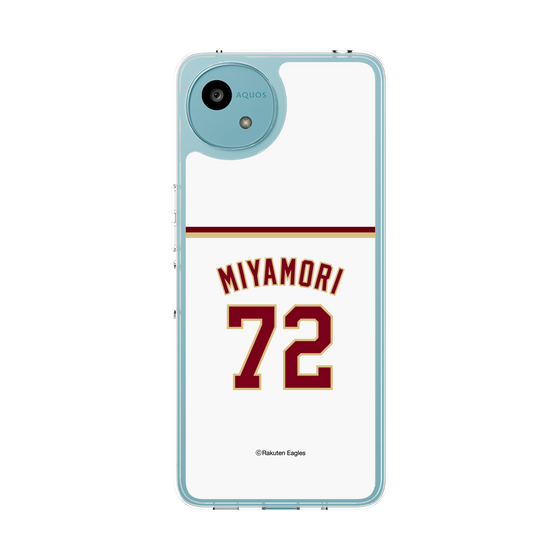 スリムプロテクションケース［ 楽天イーグルス - #72 Miyamori - ホーム ］