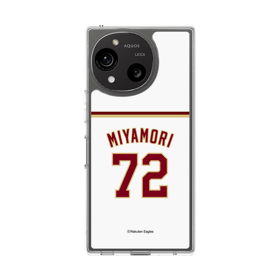 スリムプロテクションケース［ 楽天イーグルス - #72 Miyamori - ホーム ］