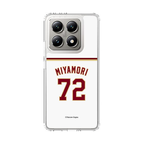 スリムプロテクションケース［ 楽天イーグルス - #72 Miyamori - ホーム ］