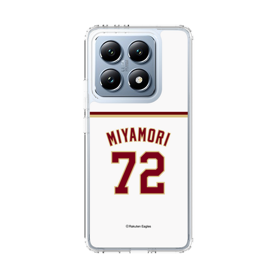 スリムプロテクションケース［ 楽天イーグルス - #72 Miyamori - ホーム ］