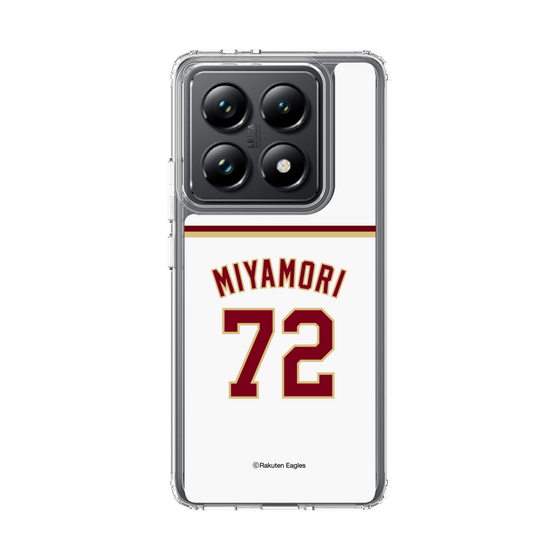 スリムプロテクションケース［ 楽天イーグルス - #72 Miyamori - ホーム ］
