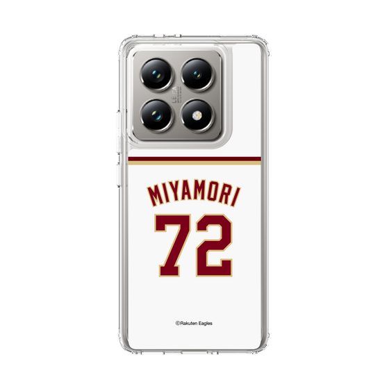 スリムプロテクションケース［ 楽天イーグルス - #72 Miyamori - ホーム ］