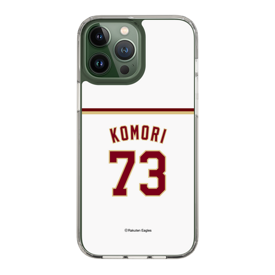 スリムプロテクションケース［ 楽天イーグルス - #73 Komori - ホーム ］