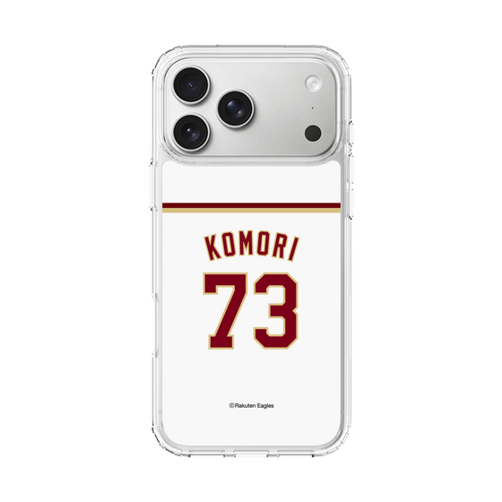 スリムプロテクションケース［ 楽天イーグルス - #73 Komori - ホーム ］