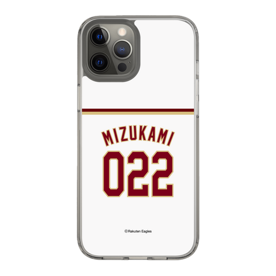 スリムプロテクションケース［ 楽天イーグルス - #022 Mizukami - ホーム ］