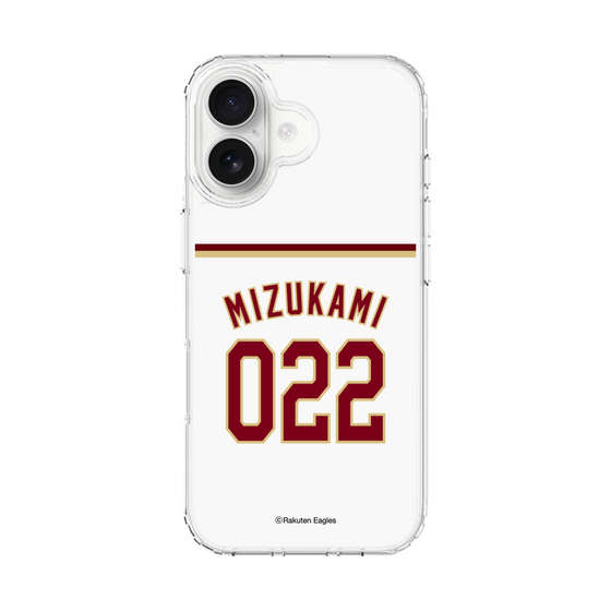 スリムプロテクションケース［ 楽天イーグルス - #022 Mizukami - ホーム ］