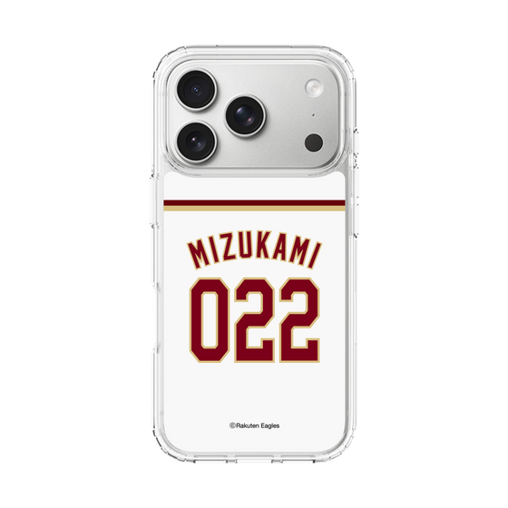 スリムプロテクションケース［ 楽天イーグルス - #022 Mizukami - ホーム ］