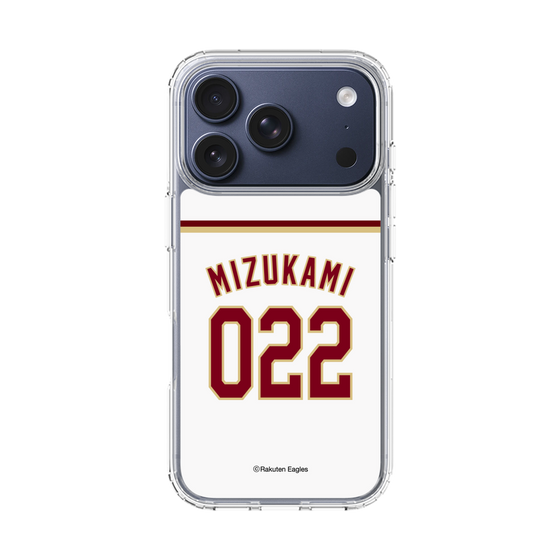 スリムプロテクションケース［ 楽天イーグルス - #022 Mizukami - ホーム ］