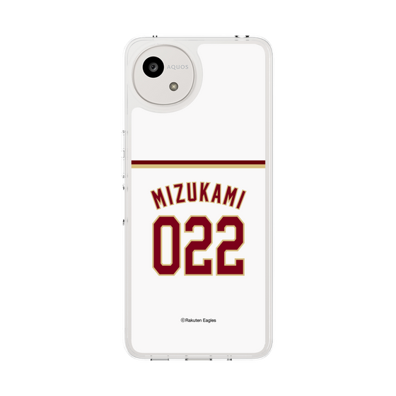 スリムプロテクションケース［ 楽天イーグルス - #022 Mizukami - ホーム ］