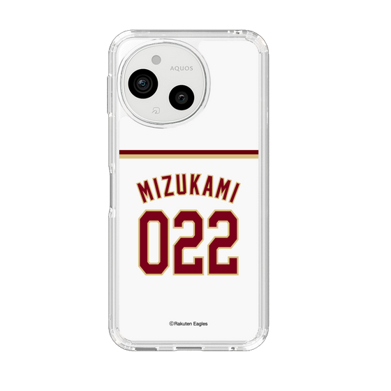 スリムプロテクションケース［ 楽天イーグルス - #022 Mizukami - ホーム ］
