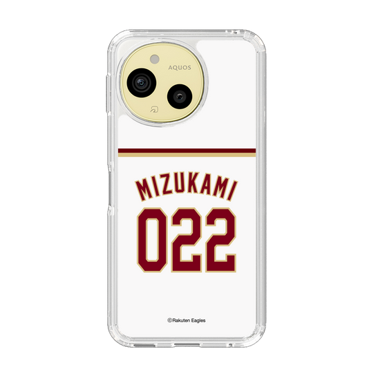 スリムプロテクションケース［ 楽天イーグルス - #022 Mizukami - ホーム ］