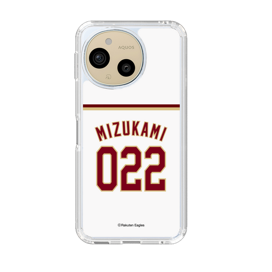 スリムプロテクションケース［ 楽天イーグルス - #022 Mizukami - ホーム ］