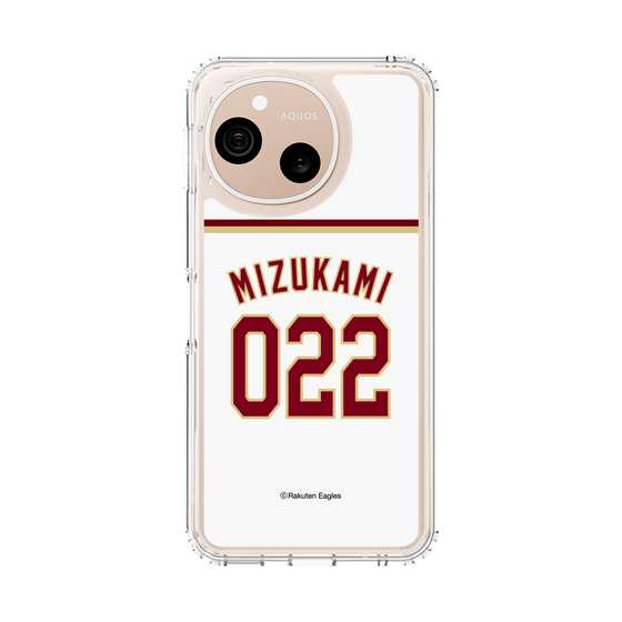 スリムプロテクションケース［ 楽天イーグルス - #022 Mizukami - ホーム ］