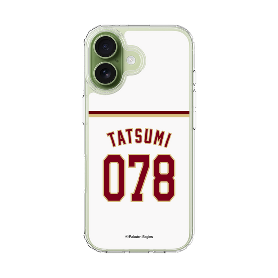 スリムプロテクションケース［ 楽天イーグルス - #078 Tatsumi - ホーム ］