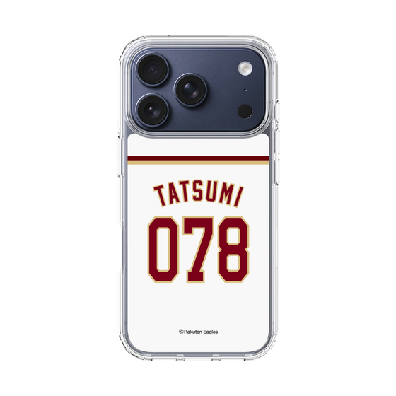 スリムプロテクションケース［ 楽天イーグルス - #078 Tatsumi - ホーム ］