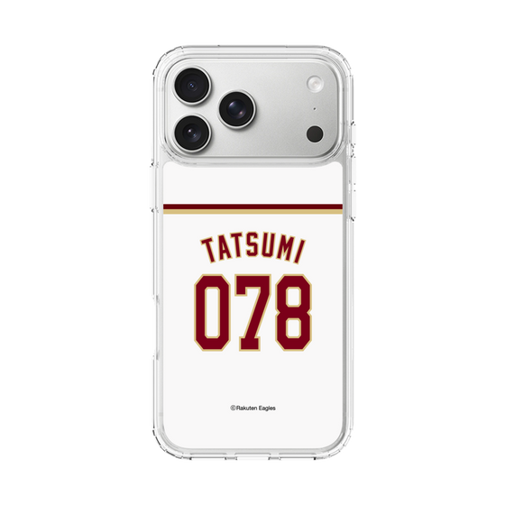 スリムプロテクションケース［ 楽天イーグルス - #078 Tatsumi - ホーム ］