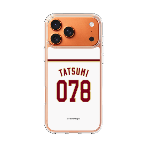 スリムプロテクションケース［ 楽天イーグルス - #078 Tatsumi - ホーム ］