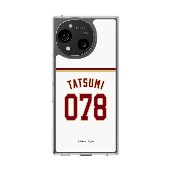 スリムプロテクションケース［ 楽天イーグルス - #078 Tatsumi - ホーム ］