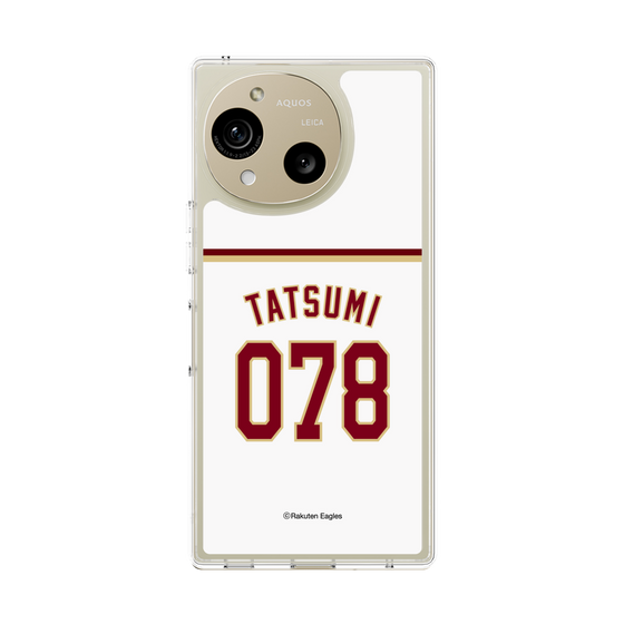 スリムプロテクションケース［ 楽天イーグルス - #078 Tatsumi - ホーム ］