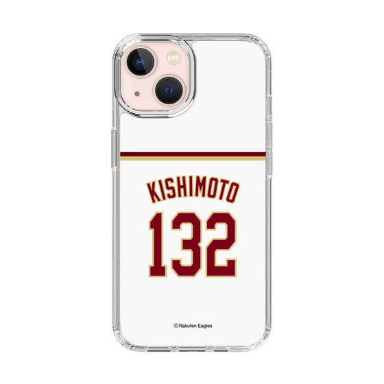 スリムプロテクションケース［ 楽天イーグルス - #132 Kishimoto - ホーム ］