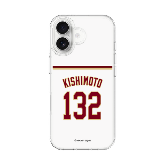 スリムプロテクションケース［ 楽天イーグルス - #132 Kishimoto - ホーム ］