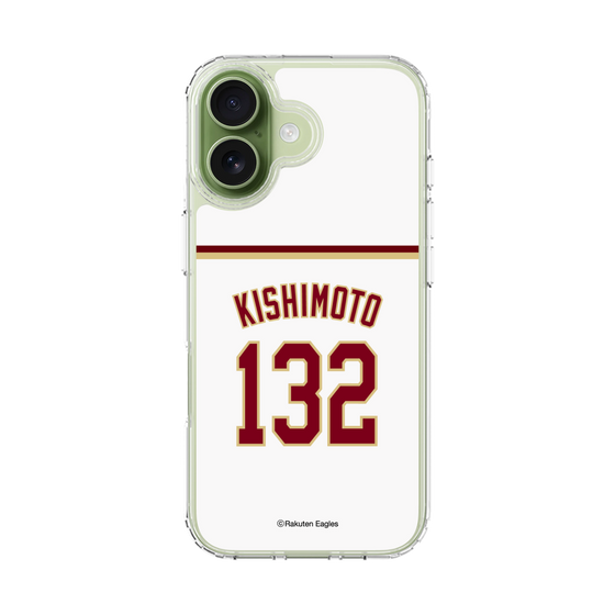 スリムプロテクションケース［ 楽天イーグルス - #132 Kishimoto - ホーム ］