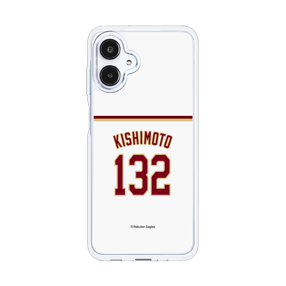 スリムプロテクションケース［ 楽天イーグルス - #132 Kishimoto - ホーム ］