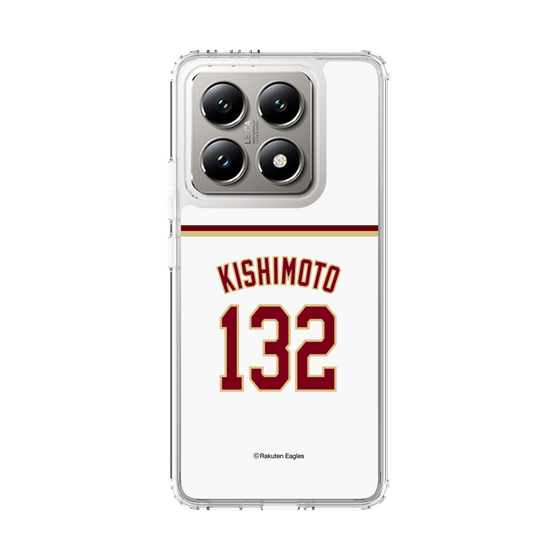 スリムプロテクションケース［ 楽天イーグルス - #132 Kishimoto - ホーム ］