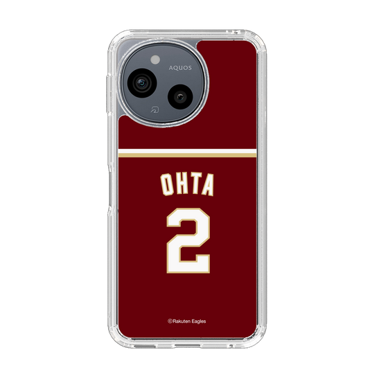スリムプロテクションケース［ 楽天イーグルス - #2 Ohta - ビジター ］