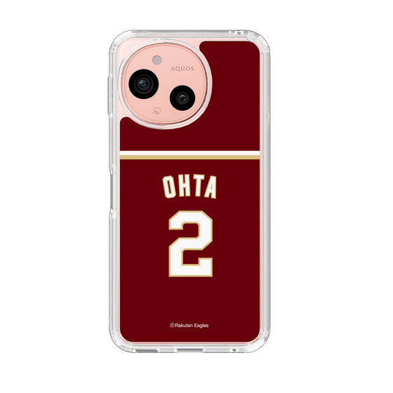 スリムプロテクションケース［ 楽天イーグルス - #2 Ohta - ビジター ］