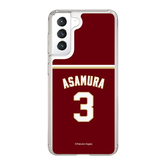 スリムプロテクションケース［ 楽天イーグルス - #3 Asamura -ビジター ］
