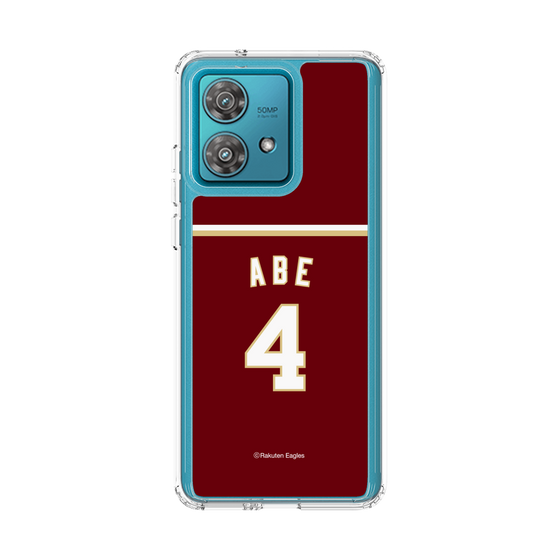 スリムプロテクションケース［ 楽天イーグルス - #4 Abe - ビジター ］