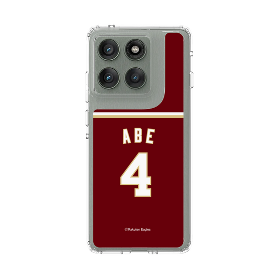 スリムプロテクションケース［ 楽天イーグルス - #4 Abe - ビジター ］