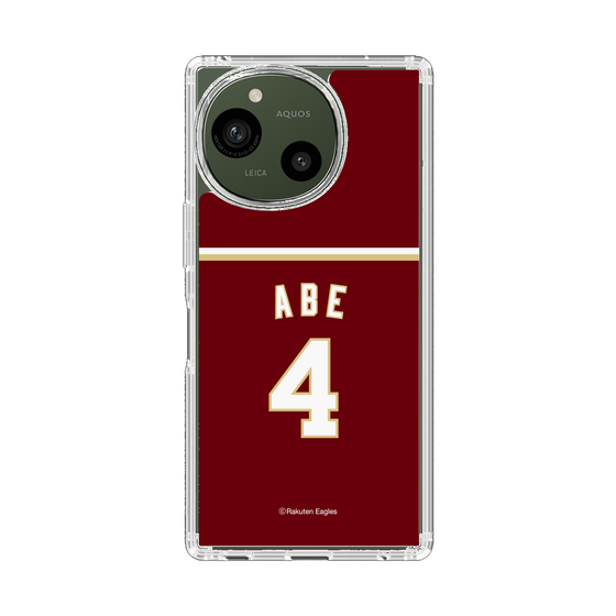 スリムプロテクションケース［ 楽天イーグルス - #4 Abe - ビジター ］