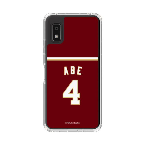 スリムプロテクションケース［ 楽天イーグルス - #4 Abe - ビジター ］